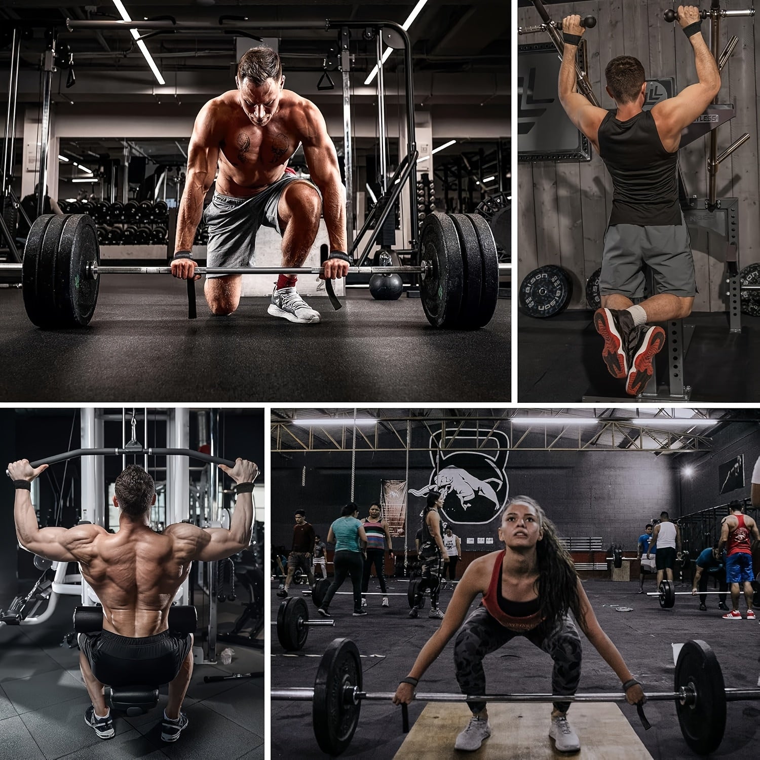 Lifting Straps for Weightlifting, Weight Lifting Straps Gym Power Workouts Lifting Wrist Straps Padded Men Women Support Lifters Deadlift Straps Hard Pull Exercise Straps.