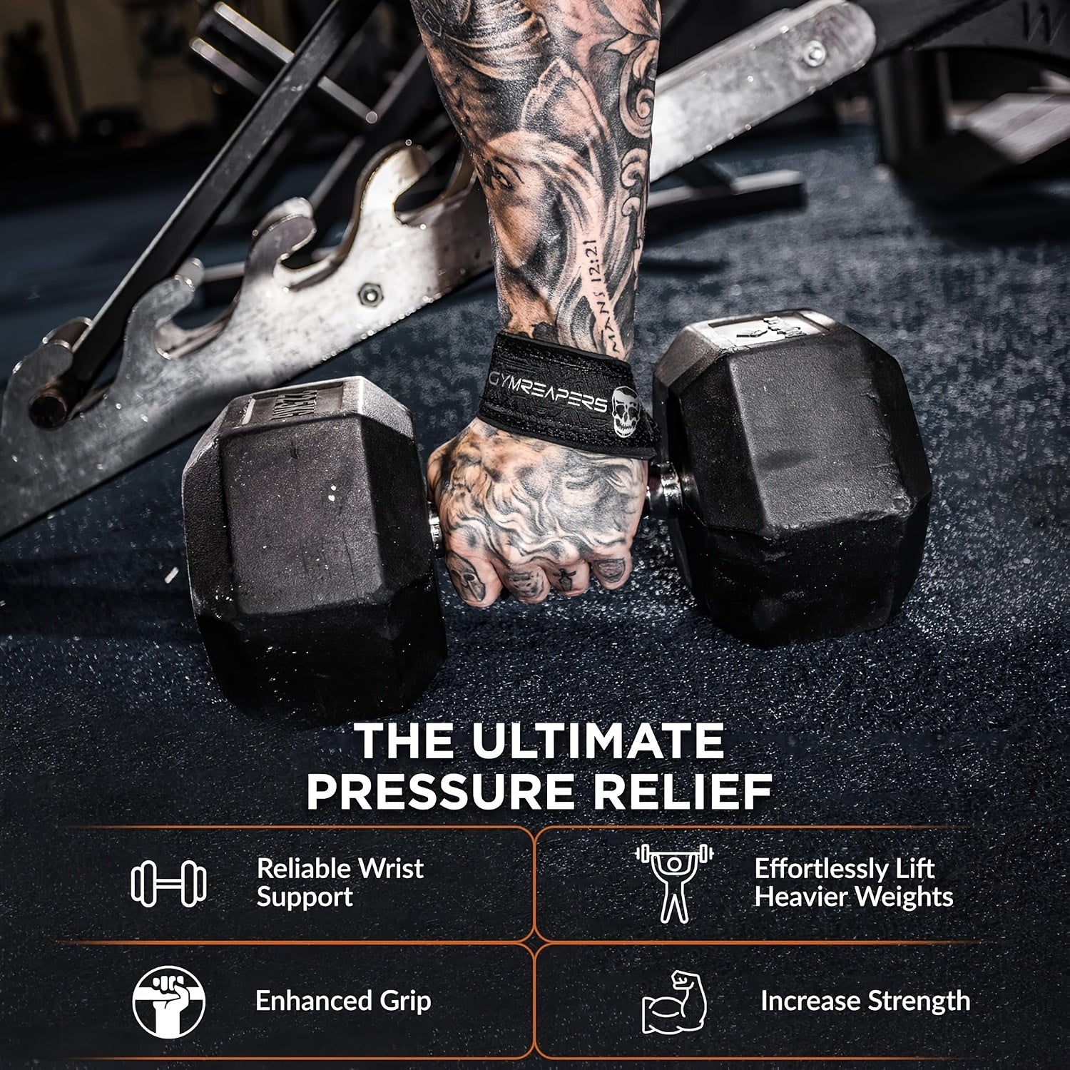 Lifting Straps for Weightlifting, Weight Lifting Straps Gym Power Workouts Lifting Wrist Straps Padded Men Women Support Lifters Deadlift Straps Hard Pull Exercise Straps.