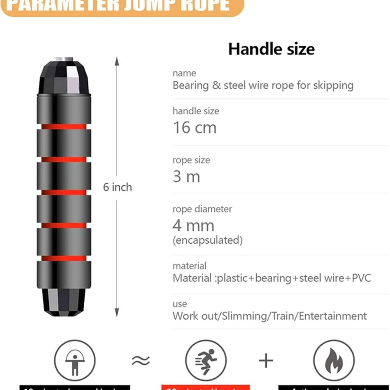Jump Rope,Jump Ropes for Fitness for Women Men ,Speed Jumping Rope for Workout with Ball Bearings,Adjustable Skipping Rope for Exercise&Slim Body at Home School Gym