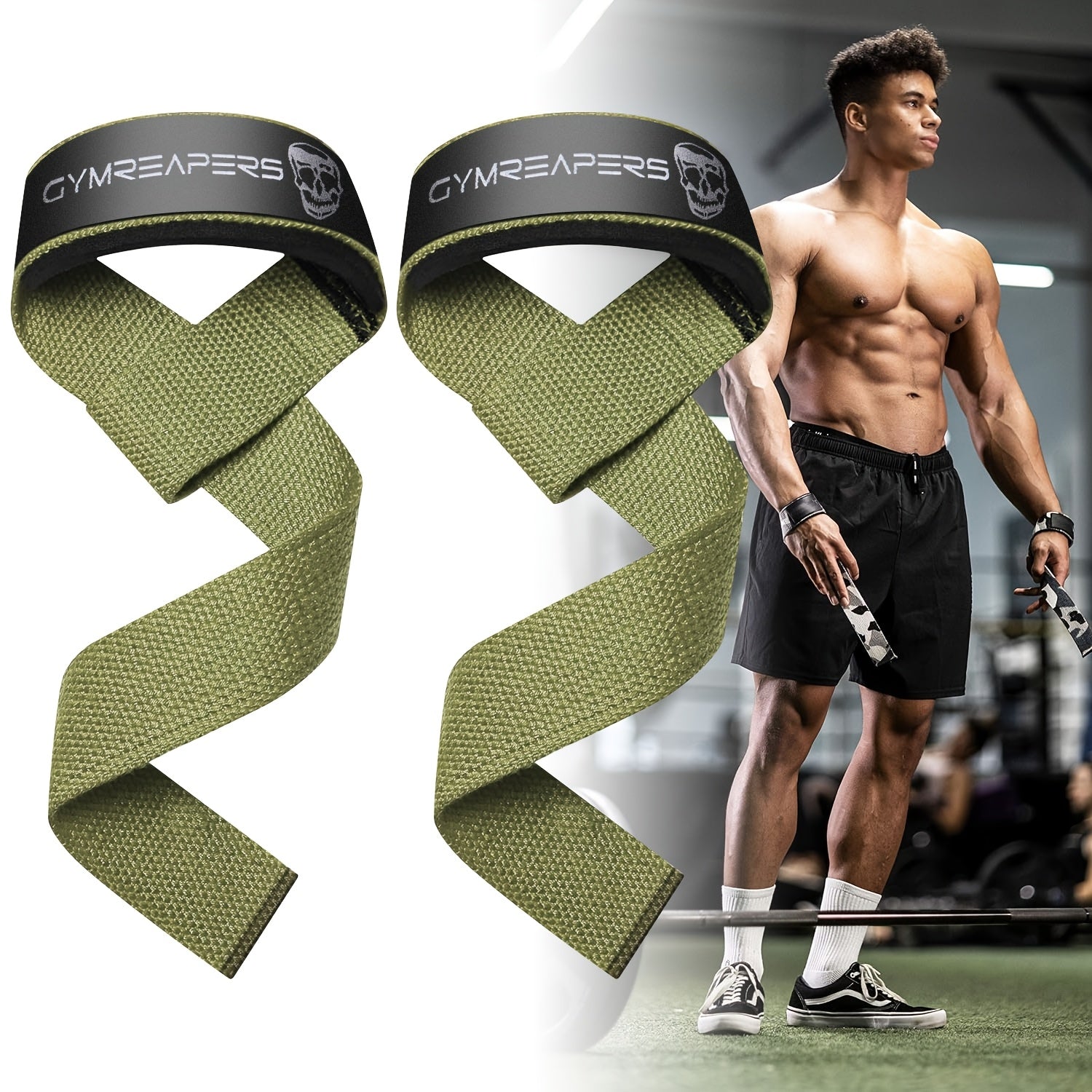 Lifting Straps for Weightlifting, Weight Lifting Straps Gym Power Workouts Lifting Wrist Straps Padded Men Women Support Lifters Deadlift Straps Hard Pull Exercise Straps.