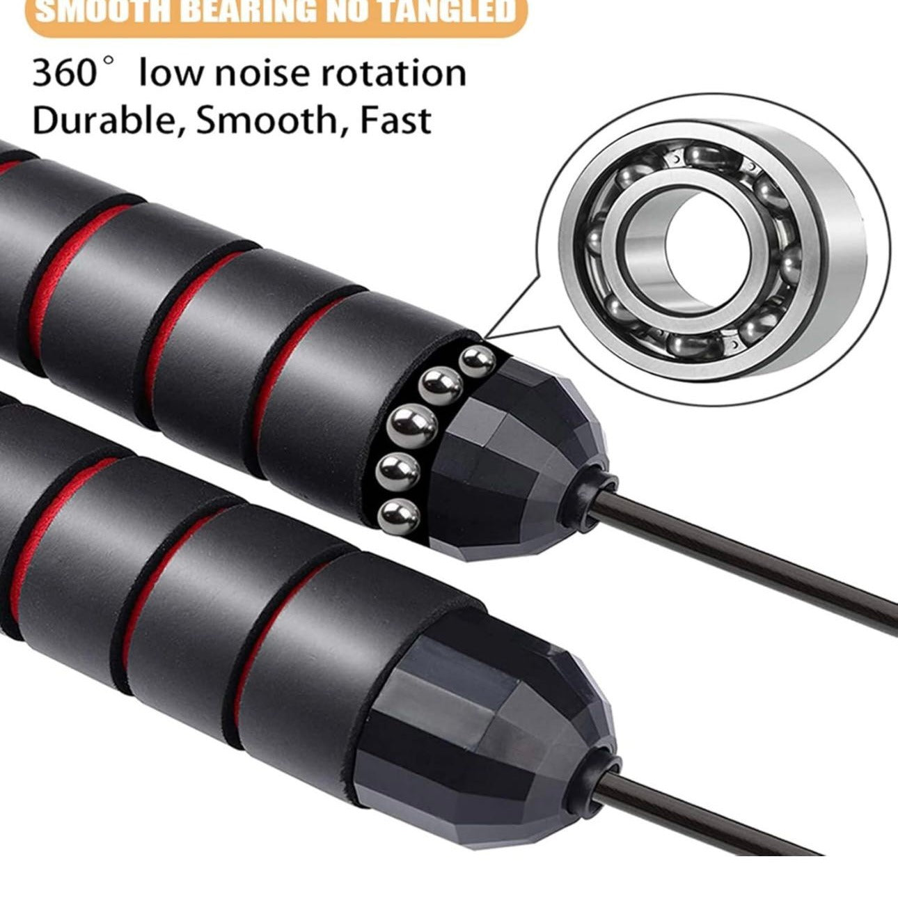 Jump Rope,Jump Ropes for Fitness for Women Men ,Speed Jumping Rope for Workout with Ball Bearings,Adjustable Skipping Rope for Exercise&Slim Body at Home School Gym