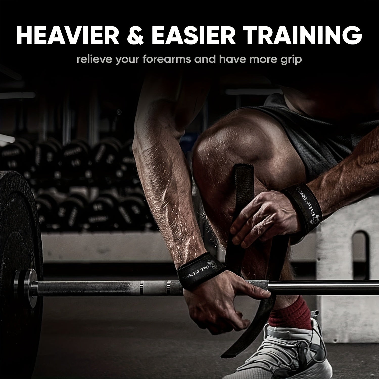 Lifting Straps for Weightlifting, Weight Lifting Straps Gym Power Workouts Lifting Wrist Straps Padded Men Women Support Lifters Deadlift Straps Hard Pull Exercise Straps.